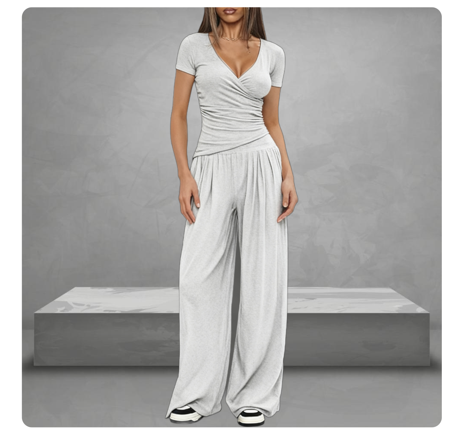 2 Piece Short-Sleeve
