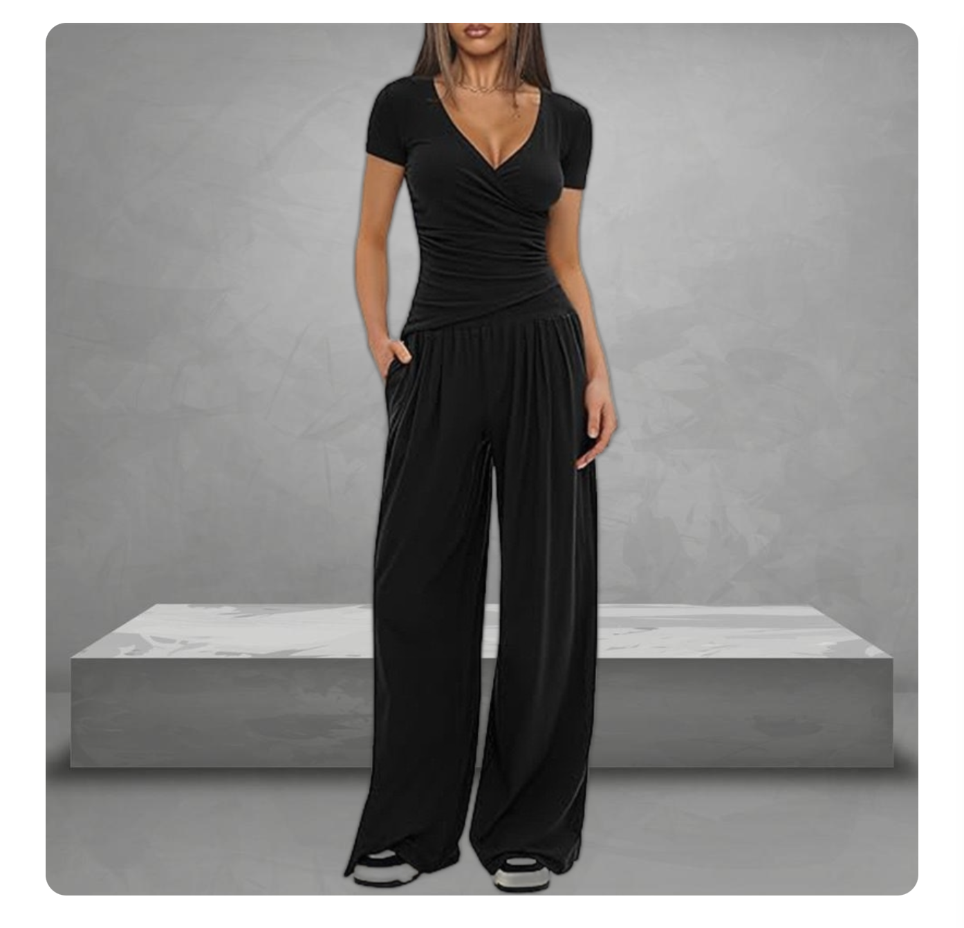 2 Piece Short-Sleeve